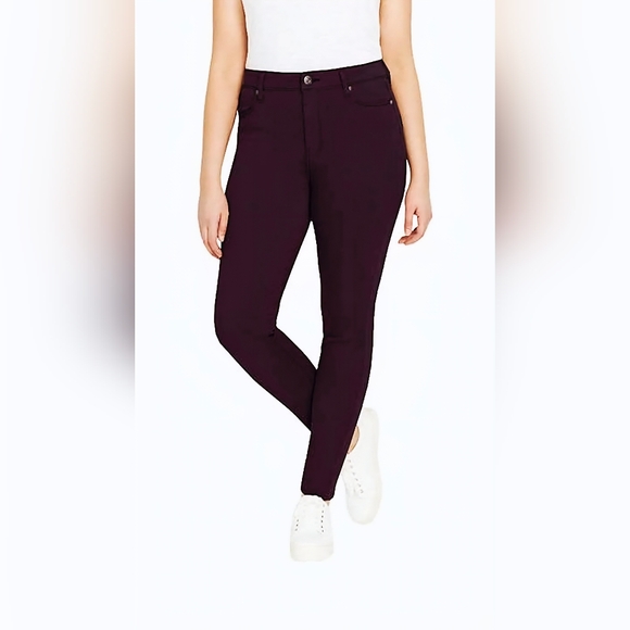 Hannah Denim - EUC Buffalo Britton Hannah High Rise Soft Stretch Pants in Deep Purple